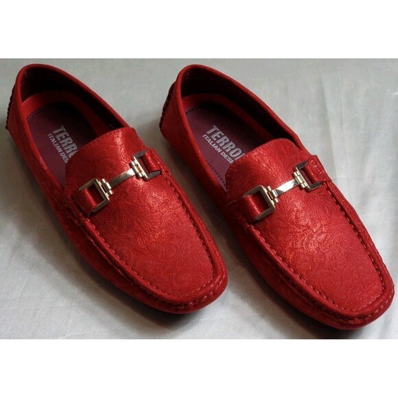 Terroni italian design, Men’s Size 8.5 LA05 Red - Buckle Strap Mint Real Nice... main image 8